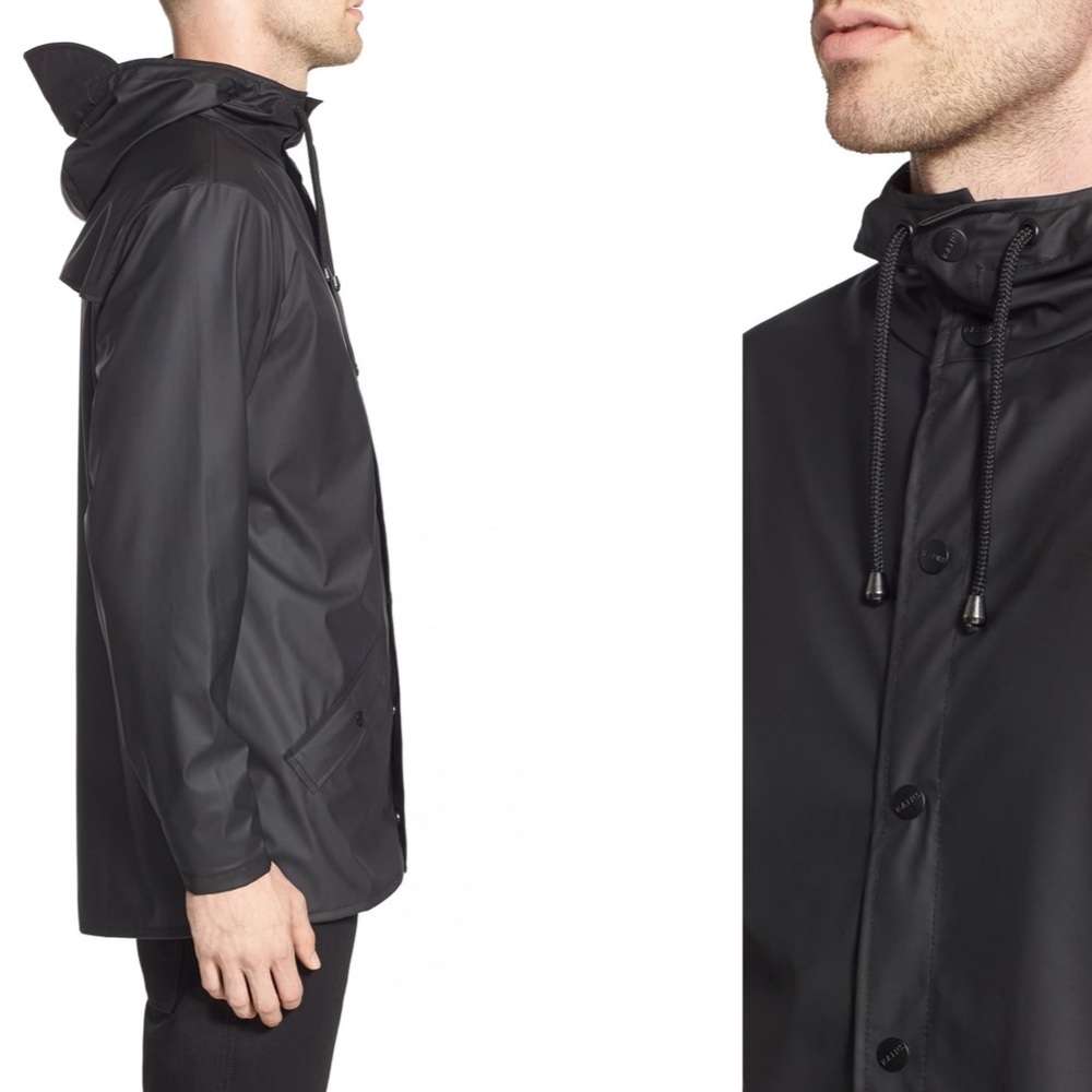 Men’s Rains Lightweight Hooded Rainjacket